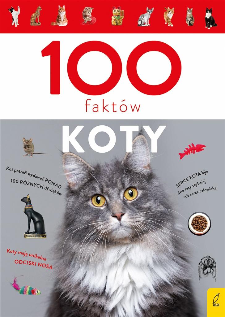 Książka - 100 faktów. Koty
