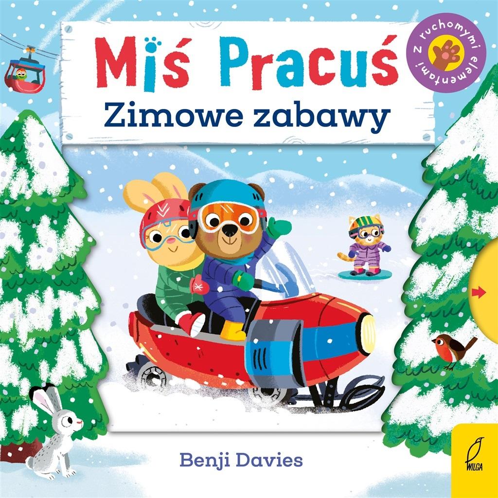 Zimowe zabawy. Miś Pracuś