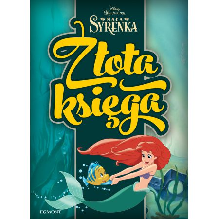 Książka - Księżniczki mała syrenka złota księga