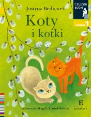 Książka - Czytam sobie - Koty i kotki