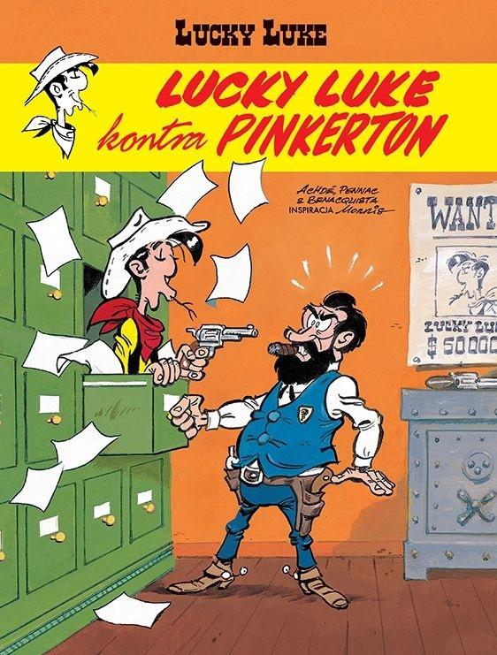 Książka - Lucky Luke T.74 Lucky Luke kontra Pinkerton