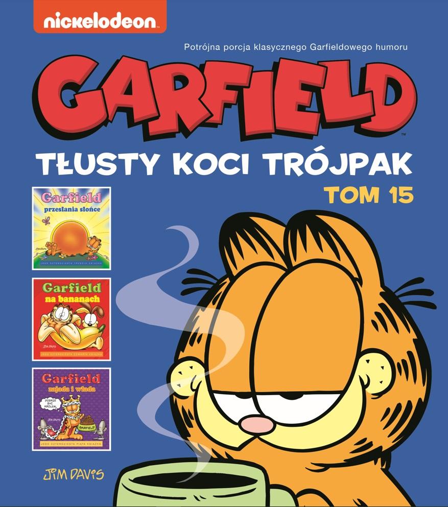 Książka - Garfield T.15 Tłusty koci trójpak
