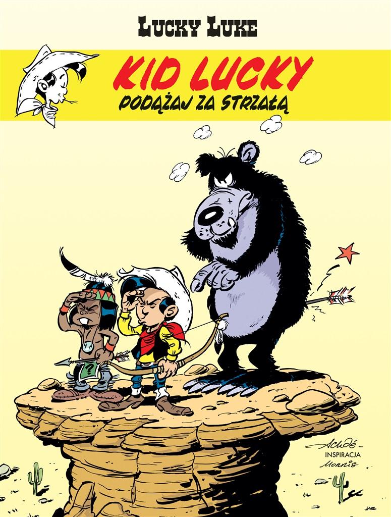 Książka - Lucky Luke. Kid Lucky T.4 Podążaj za strzałą