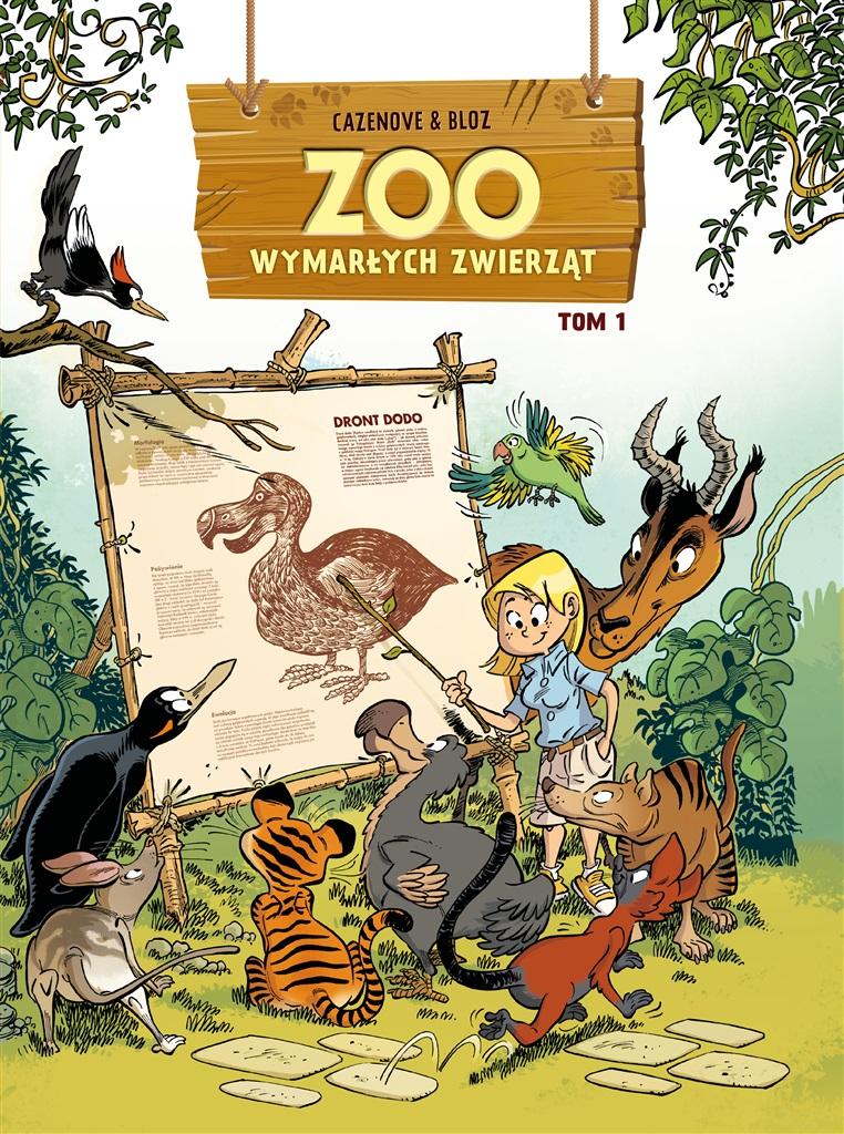 Książka - ZOO wymarłych zwierząt T.1