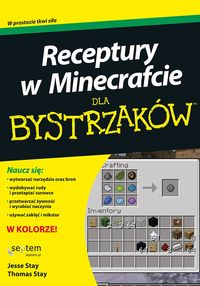 Książka - Receptury w Minecrafcie dla bystrzaków
