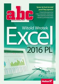 Książka - ABC Excel 2016 PL