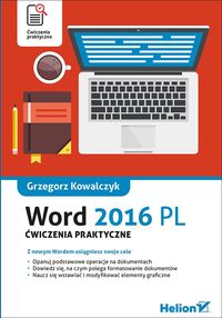 Książka - Word 2016 PL. Ćwiczenia praktyczne