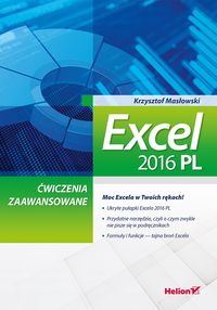Książka - Excel 2016 PL. Ćwiczenia zaawansowane