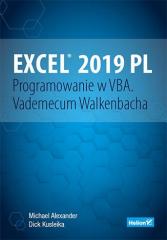 Excel 2019 PL. Programowanie w VBA. Vademecum