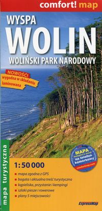 Książka - Wyspa Wolin Woliński Park Narodowy mapa turystyczna 1:50 000