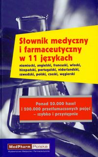 Książka - Słownik medyczny i farmaceutyczny w 11 językach