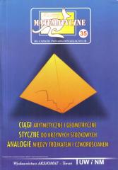 Książka - Miniatury matematyczne 35 Ciągi arytmetyczne..