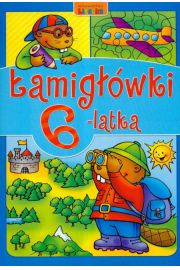 Książka - Łamigłówki 6-latka  LITERKA
