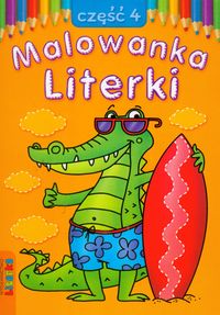 Książka - Malowanka - Literki cz. 4 LITERKA