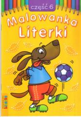 Książka - Malowanka - Literki cz. 6  LITERKA