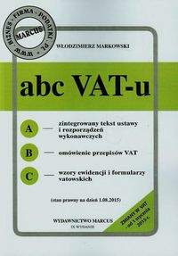 Książka - ABC VAT-u - Włodzimierz Markowski 