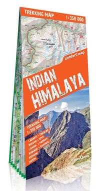 Trekking map Himalaje Indyjskie 1:350 000 mapa