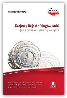 Książka - Krajowy Rejestr Długów radzi jak szybko odzyskać..