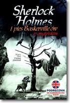 Książka - Sherlock Holmes i pies Baskerville`ów z angielskim