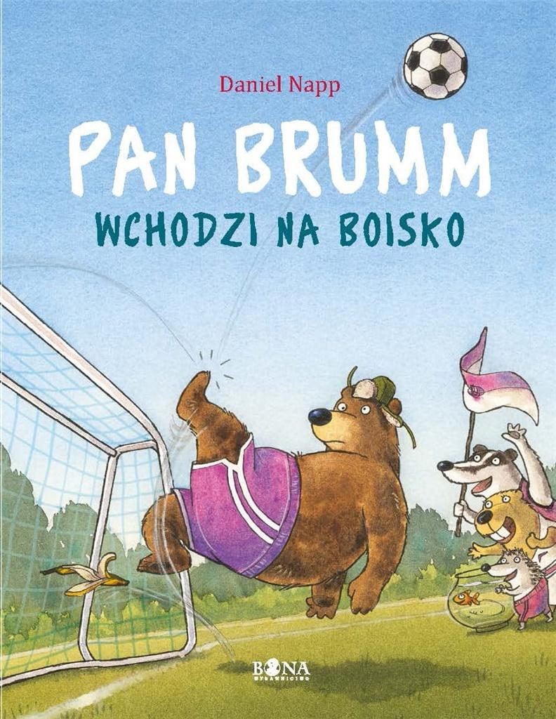 Książka - Pan Brumm wchodzi na boisko