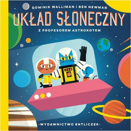 Książka - Układ Słoneczny z profesorem Astrokotem