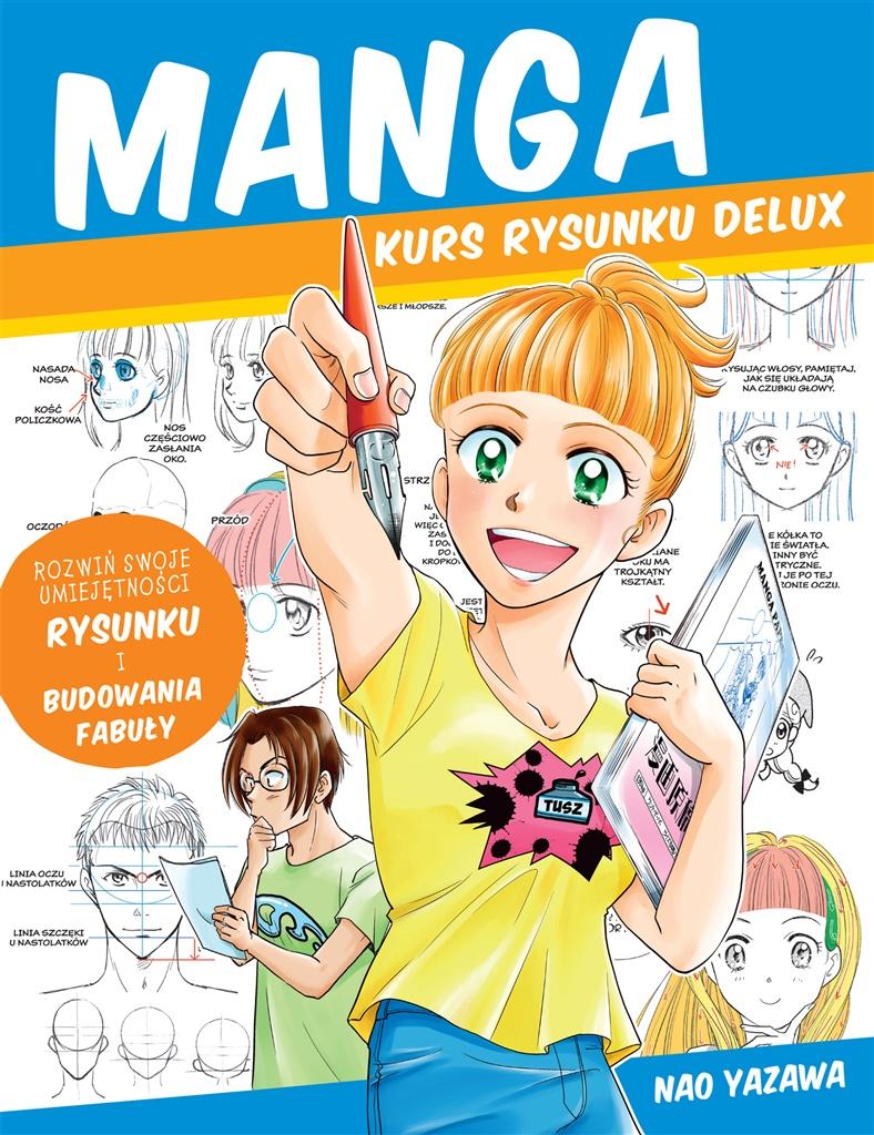 Książka - MANGA kurs rysunku Delux