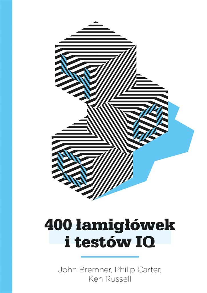 Książka - 400 łamigłówek i testów IQ