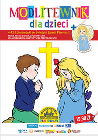 Książka - Modlitewnik dla dzieci 42 kolorowanki ze Świętym Janem Pawłem II