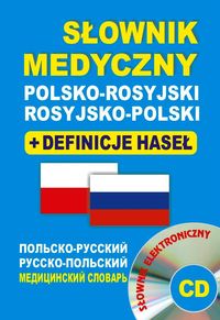 Książka - Słownik medyczny polsko-rosyjski rosyjsko-pol + CD