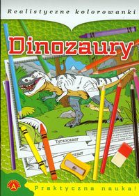 Książka - Alex realistyczne kolorowanki dinozaury