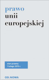 Książka - Prawo unii europejskiej