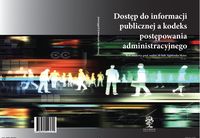 Książka - Dostęp do informacji publicznej a kodeks postępowa