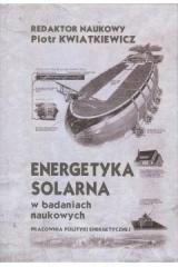 Książka - Energetyka solarna w badaniach naukowych