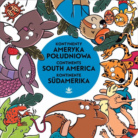 Książka - Ameryka południowa, South America, Sudamerika. Kontynenty continents kontinente