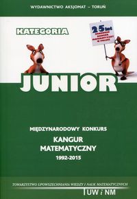Książka - Kangur4 matematyka z wesołym kangurem junior 2015