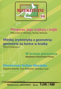 Książka - Miniatury matematyczne 59 Pitagoras, jego trójkąty