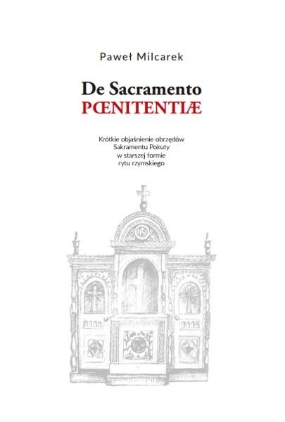 Książka - De Sacramento Paenitentiae. Objaśnienie obrzędów..