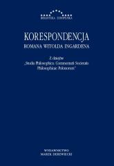 Książka - Korespondencja Romana Witolda Ingardena