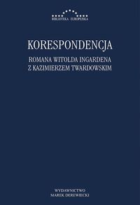 Książka - Korespondencja R.W. Ingardena z K. Twardowskim