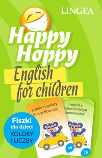 Książka - Happy hoppy english for children fiszki dla dzieci kolory i liczby