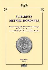 Książka - Sumariusz Metryki Koronnej T.10