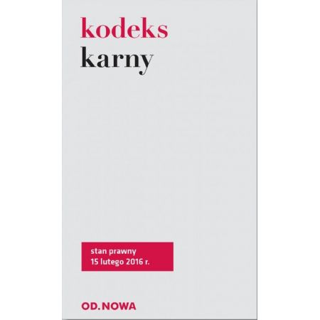 Kodeks karny 02. 2016