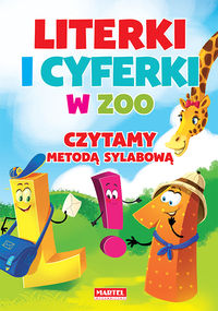 Książka - Literki i cyferki w zoo czytamy metodą sylabową
