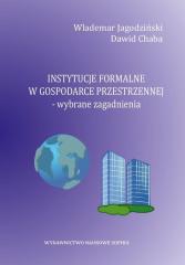 Książka - Instytucje formalne w gospodarce przestrzennej