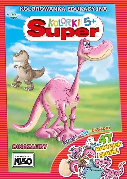 Książka - Super kolorki. Dinozaury