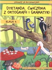 Książka - Dyktanda, ćwiczenia z ortografii i gramatyki. Klasa 4