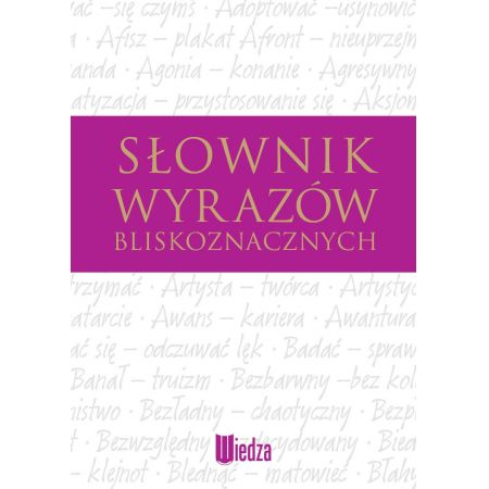 Słownik wyrazów bliskoznacznych