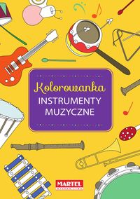 Książka - Instrumenty muzyczne kolorowanka