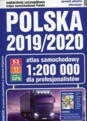 Książka - Atlas samochodowy 2019/2020 Polska 1:200 000