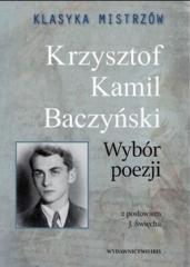 Książka - Klasyka mistrzów. Krzysztof Kamil Baczyński. Wybór poezji